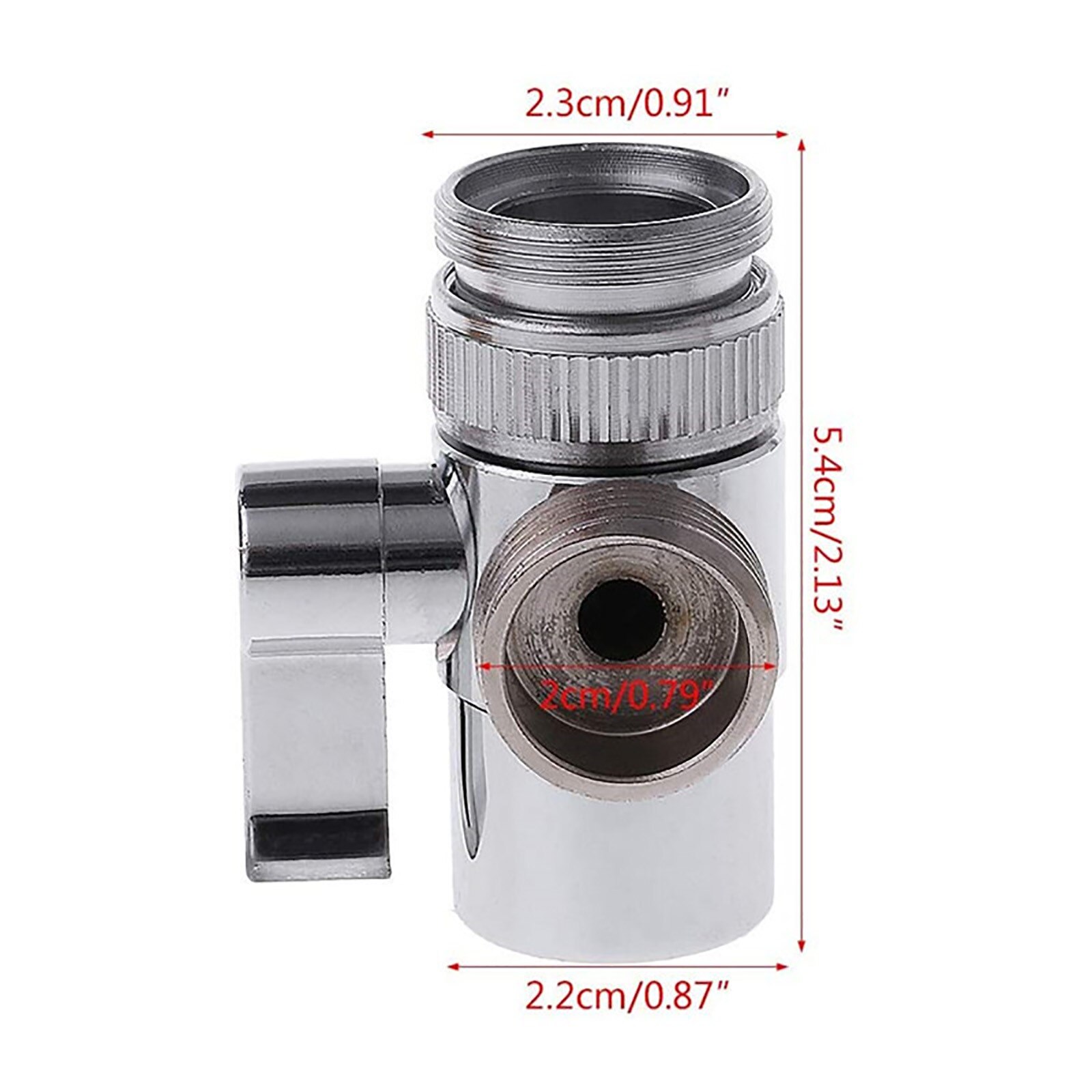 Brass Diverter Valve 3 way Water Separator Shower Tee Adapter Adjustable Shower Head Diverter Valve Bathroom Accessories