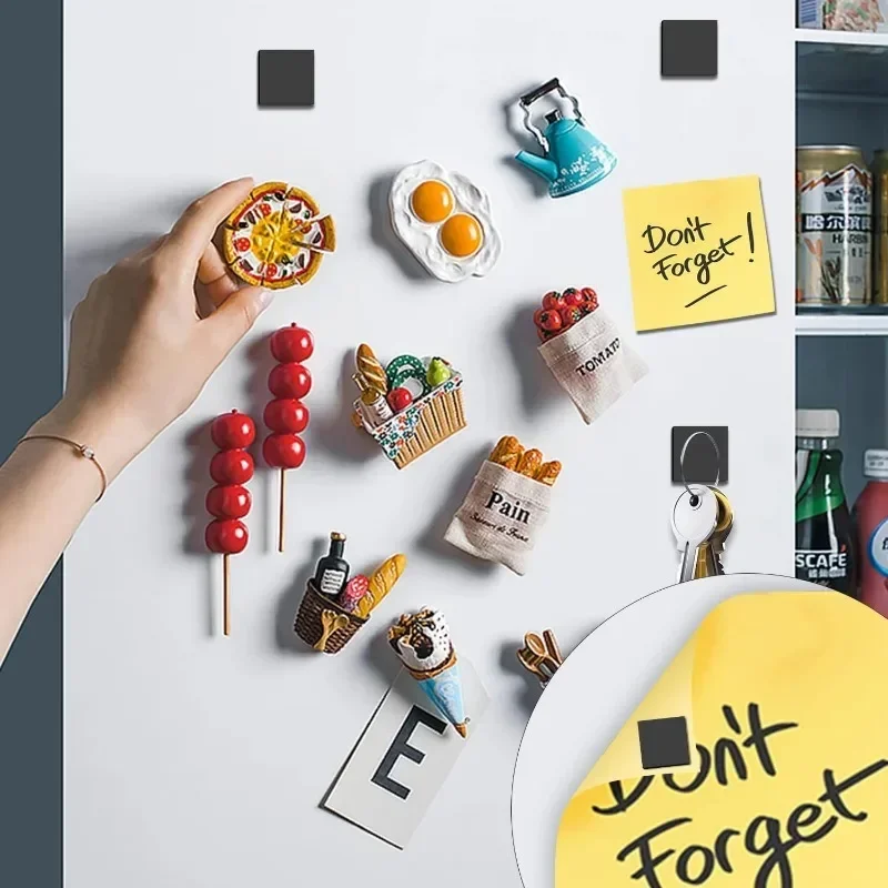 50/200PCS Self Adhesive Magnets Sheet Soft Flexible Magnetic Sticker for DIY Craft Refrigerator Whiteboard Office Photo Sticker