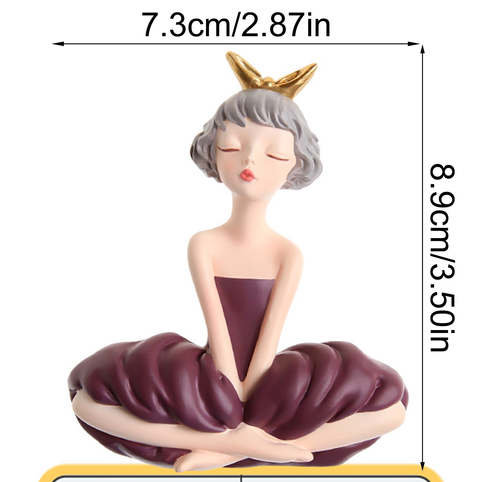 Socket Switch Stickers Decorative 3D Stereo Cartoon Girl Resin Home Decoration Modern Wall Switch Protection Accessories: C