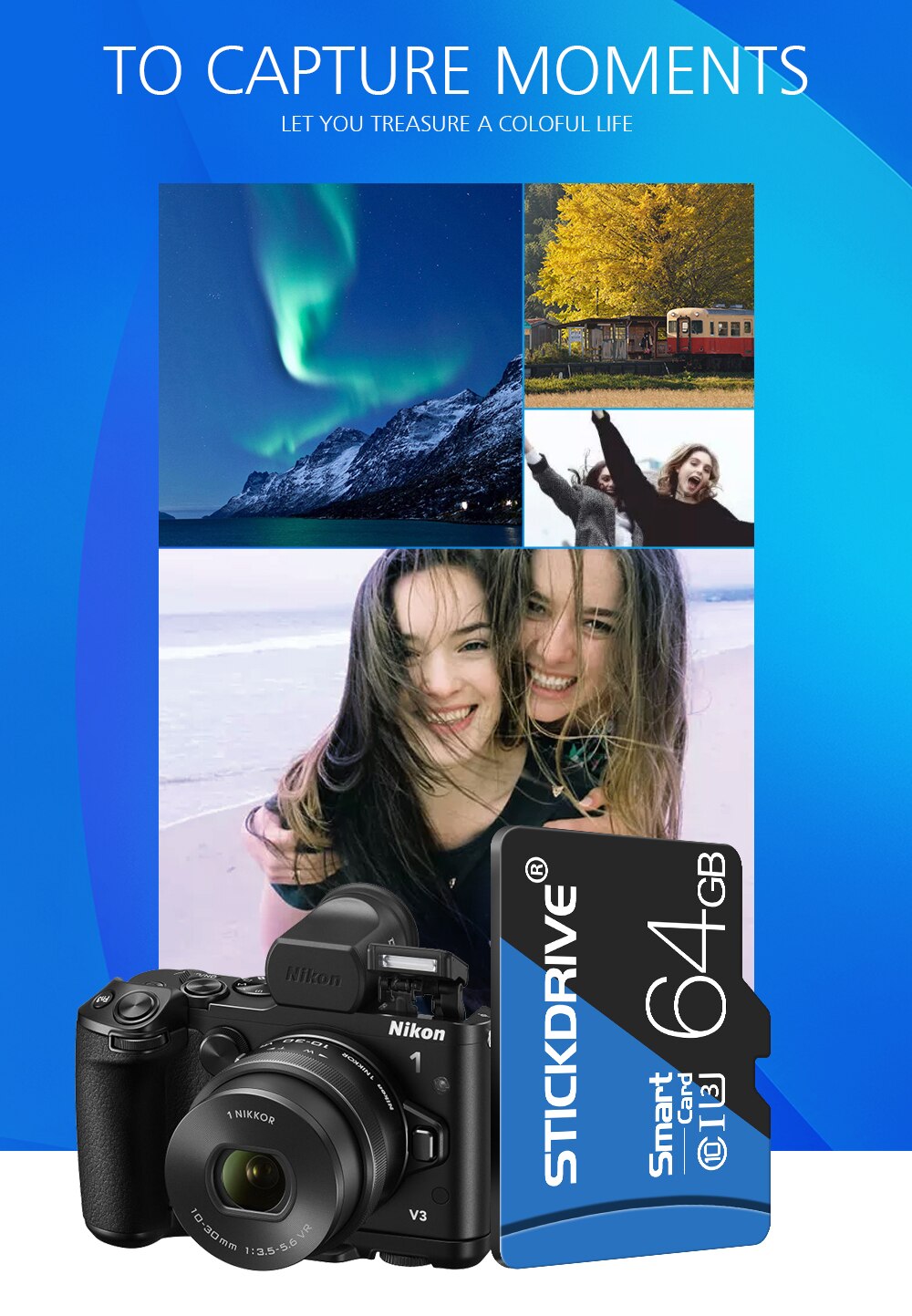 capacity Micro SD Card 32GB Class 10 Memory Card 8GB 16GB 64GB 128GB Class10 SDXC Flash Memory Microsd card