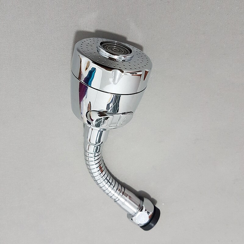 Universal Rotating Rotation Kitchen Washbasin Faucet Hose Rotating Supercharge Anti-spill Stainless Steel Flexible Hose