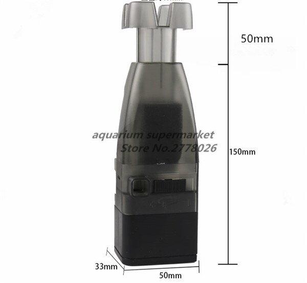 1 stk atman mk -230 sort self suctlon god funktion elektrisk overflade skimmer filter til akvarie
