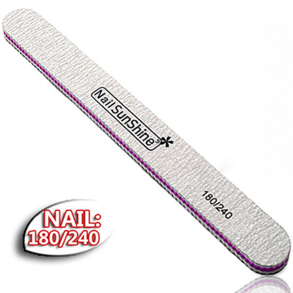 Lime à ongles professionnelle, 1 pièce, papier de verre, forte et épaisse, tampon pour manucure, outils de ponçage, Lime 80/100/150/180/240: A3