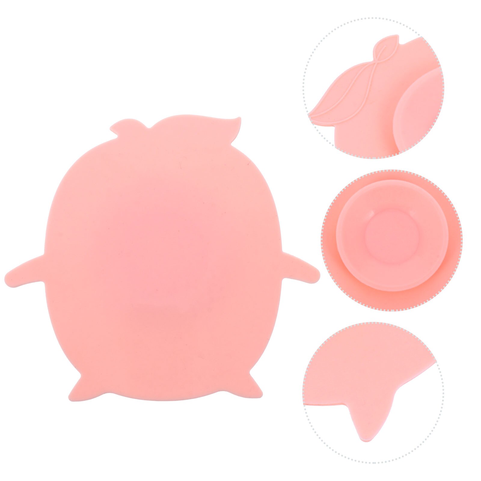 1pc Silicone tovaglietta per alimenti per bambini ventosa antiscivolo tappetino per stoviglie per bambini: Pink