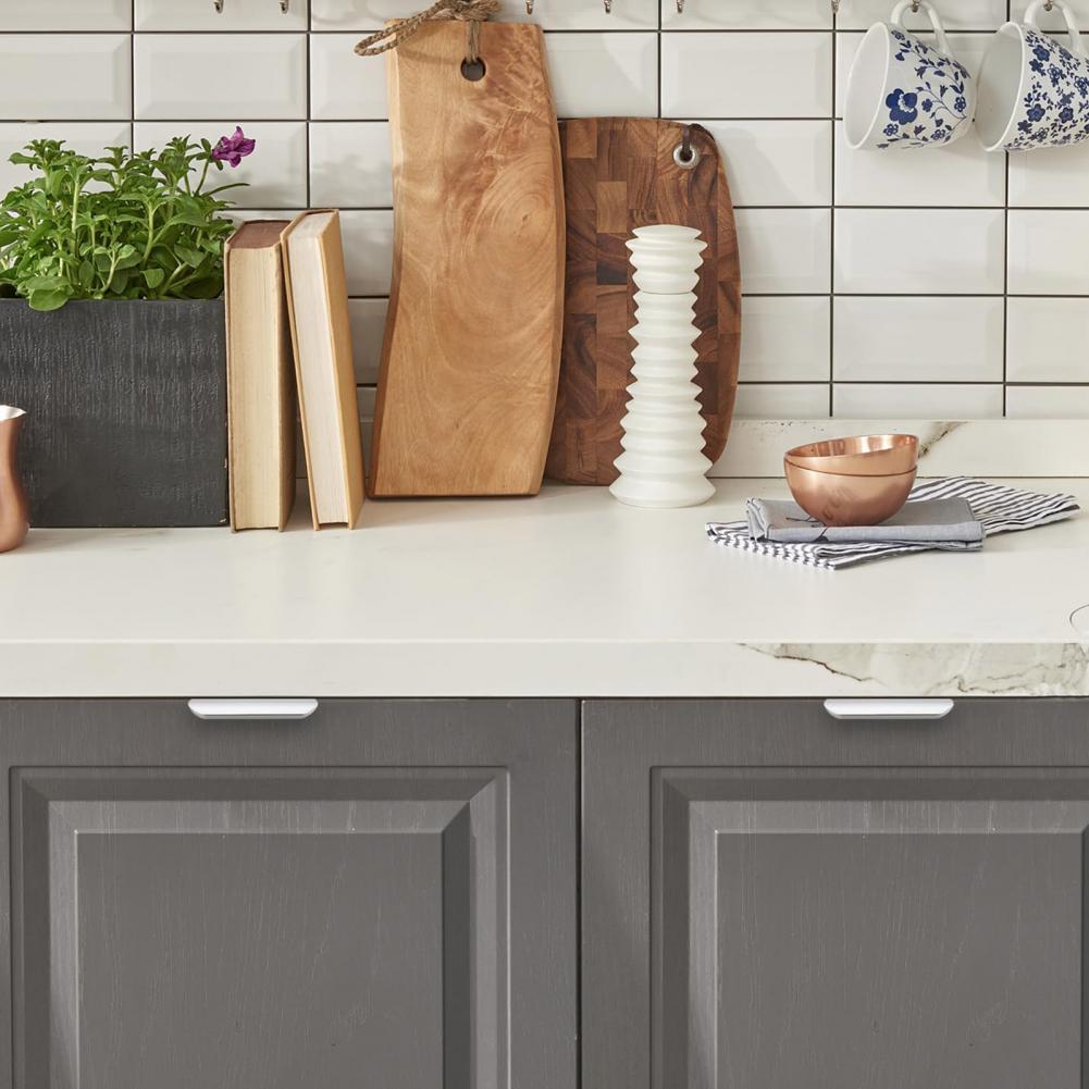 Hidden Cabinet Handle Edge Pulls Furniture Drawer Handles Kitchen Cabinet Door Handle Aluminum Alloy Finger Edge Wardrobe Pull