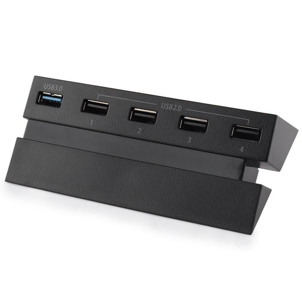 Concentrador de adaptador de extensión de alta velocidad para PS4, 5 puertos USB 3,0, 2,0