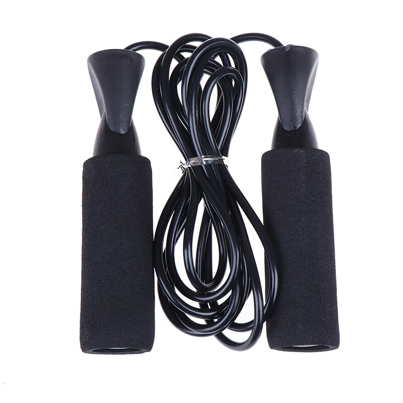 Velocidade pular pular corda esporte ajustável perder peso exercício equipamentos de fitness: Black