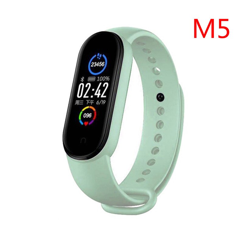 Bluetooth  m5 smartwatch hartslagmeter bloeddruk fitness fitbit sporttracker  m5 led-scherm slimme armband smartwatch