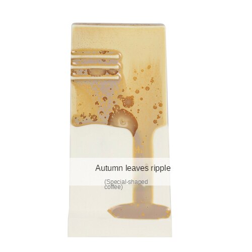 Ceramic Art Ceramic Glaze Crystal Glaze Art Glaze Kiln Change Glaze Medium High Temperature 1200-1270 Degrees 500ml: Autumn leaves ripple