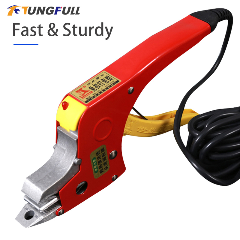 220V/110V Electric Strapping Machine PP Straps Manual Packing Machine Strapping Welding Tool Packer Machine for Carton Seal