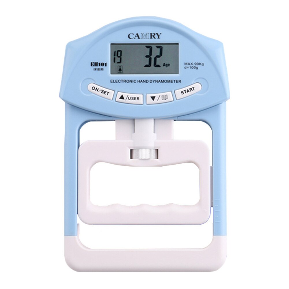 Digitale Elektronische Rollenbank Spier Handgreep Vermogen Sterkte Fitnessapparatuur Muscolare Dinamomet Dinamometrica: Blauw