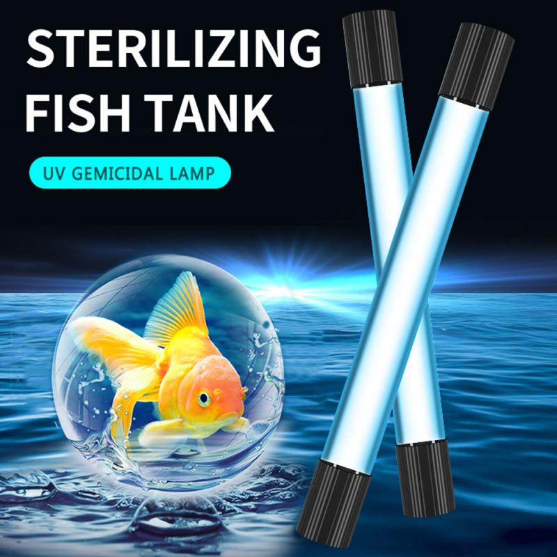 Cikonielf Aquariumlamp, UV-Sterilisator, Waterdichte Lamp Met Beschermende Afdekking Voor Visvijver (22 W