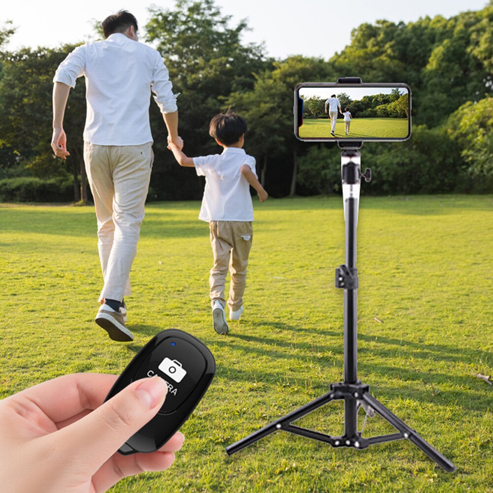 Mini Selbst-Timer Fernbedienung Wiederaufladbare Drahtlose Selfie Auslöser Single Taste Kompatibel mit IOS Android System