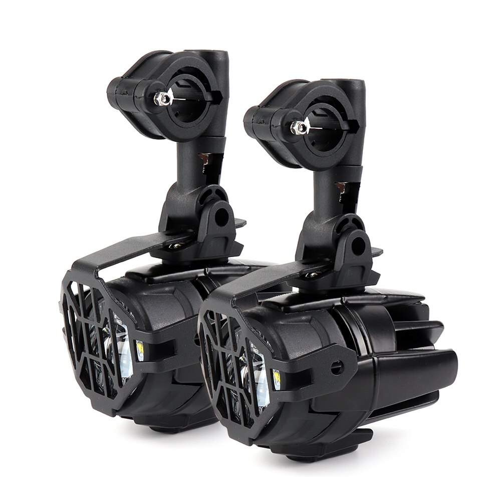 Faro LED antiniebla para motocicleta, 40W, montaje auxiliar, para BMW R1200GS, F850GS, F750GS, F 850GS, 750GS, 1250GS, GS, LC Adventure: with bracket
