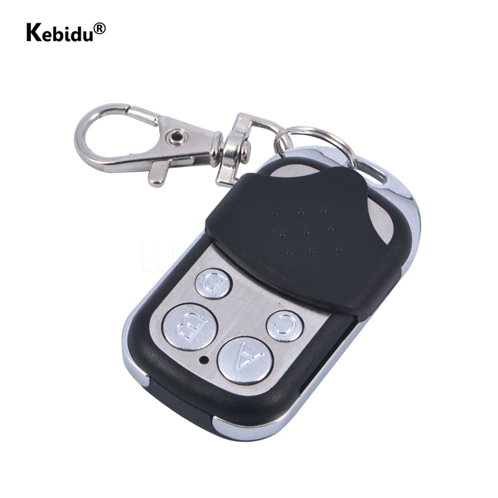 Kebidu Cloning Duplicator Key Fob A Distance Remote Control 433MHZ Clone Fixed Learning Code For Gate Garage Door