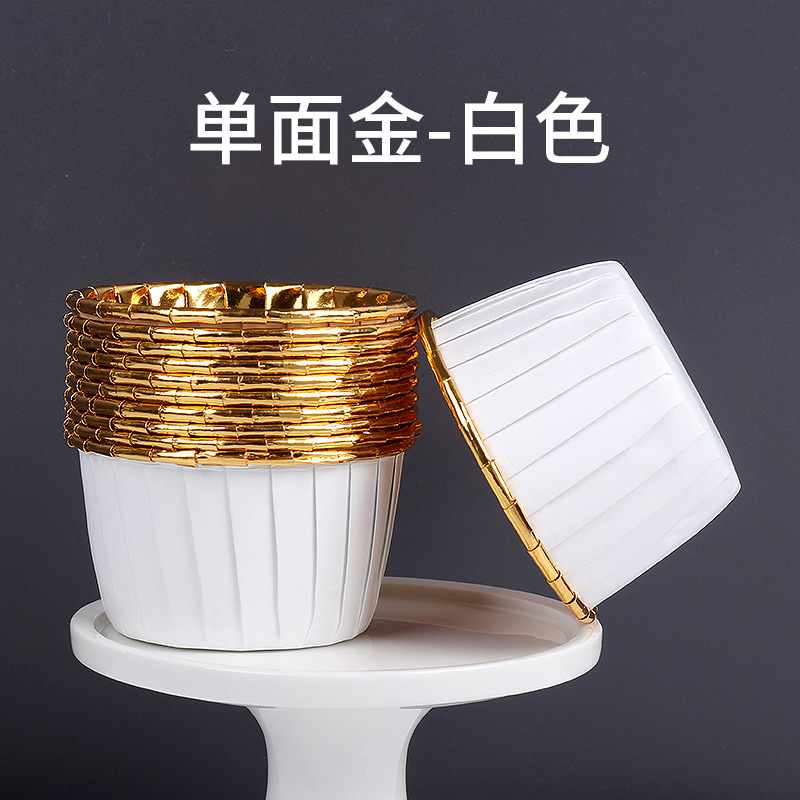 50pcs Middle size Newspaper Style Cupcake Liner Baking Cup For Wedding Party Tulip Muffin Cupcake Paper Oilproof Cake Wrapper: army green