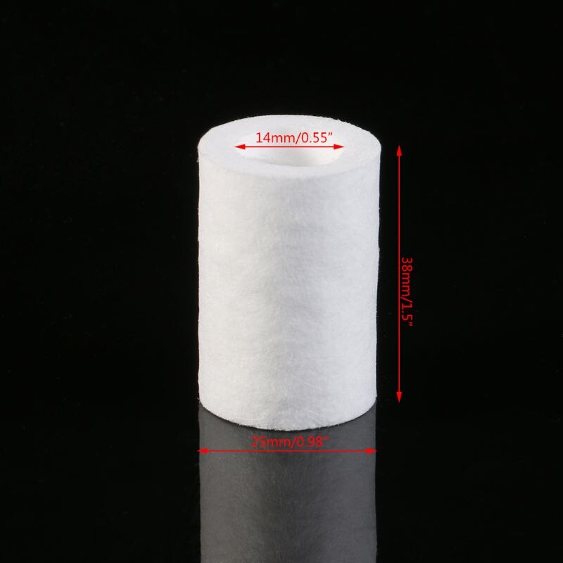 Filtro de algodón PP de repuesto para grifo de cocina, purificador de agua, 5 uds.