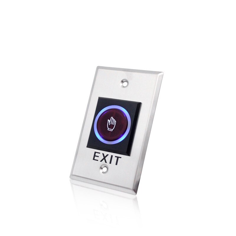 Door lock Infrared Sensor Switch No Touch Contactless Door Release Exit Button with LED Indication
