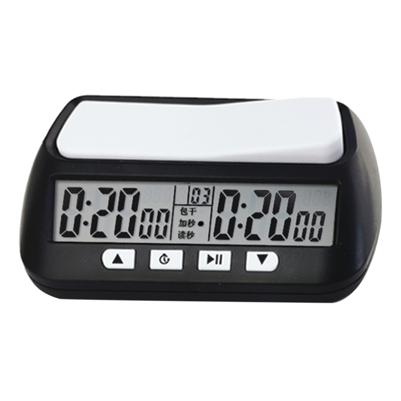 Professionelle Schachuhr, Count Up Down, Timer, Brettspiel, Stoppuhr, kompakte Digitaluhr, Bonus-Wettbewerb, Stundenzähler