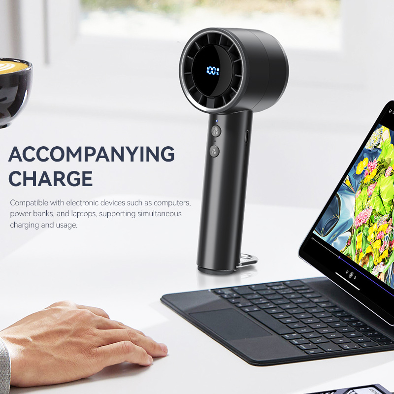 Xiaomi mini Klimatyzator Lodowy Przenośny Akumulatorowy Wentylator z Wyświetlaczem doprowadziło 5 Prędkości Super Chłodzący turbosprężarka Wentylator Podróżny