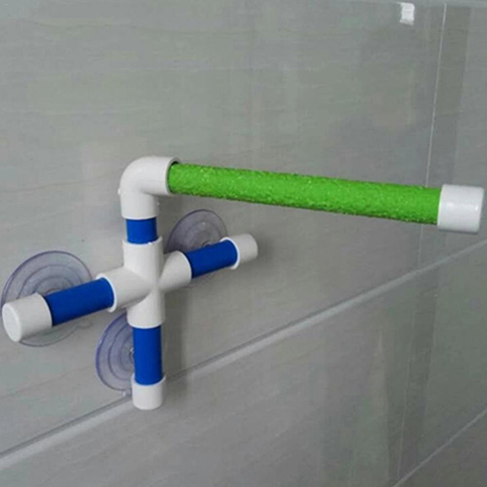 Parrot Stand Polished Bird Stick Toy Shower Stand Bath Supplies Rack Color Random