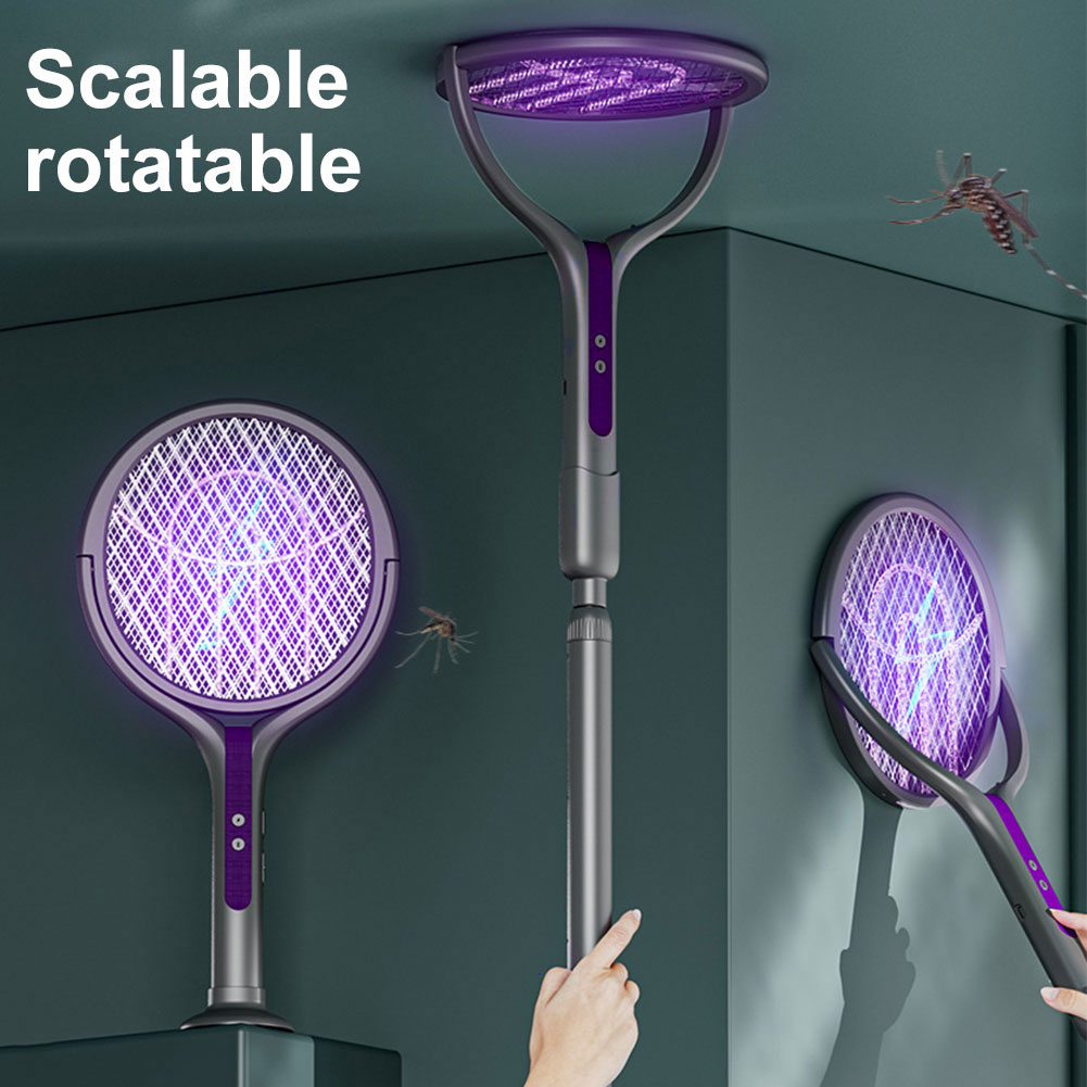 Mosquito Killer Electric Mosquito Racket Fly Swatter Killer USB Rechargeable Mosquito Killer Portable Electric Mosquito Swatter