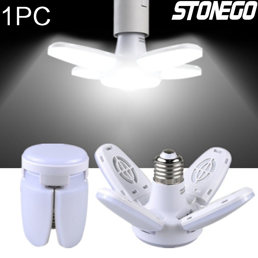 E27 led garagelampen, vervormbaar ,  ac85-265v 28w 3800lm plafondarmaturen, werkplaatslamp, stonego