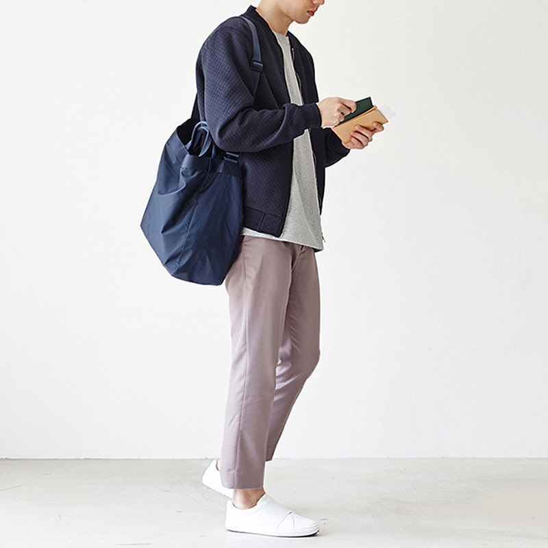 Minofious nylon draagbare reistas, waterdichte reistas, vintage casual grote tassen voor vrouwen