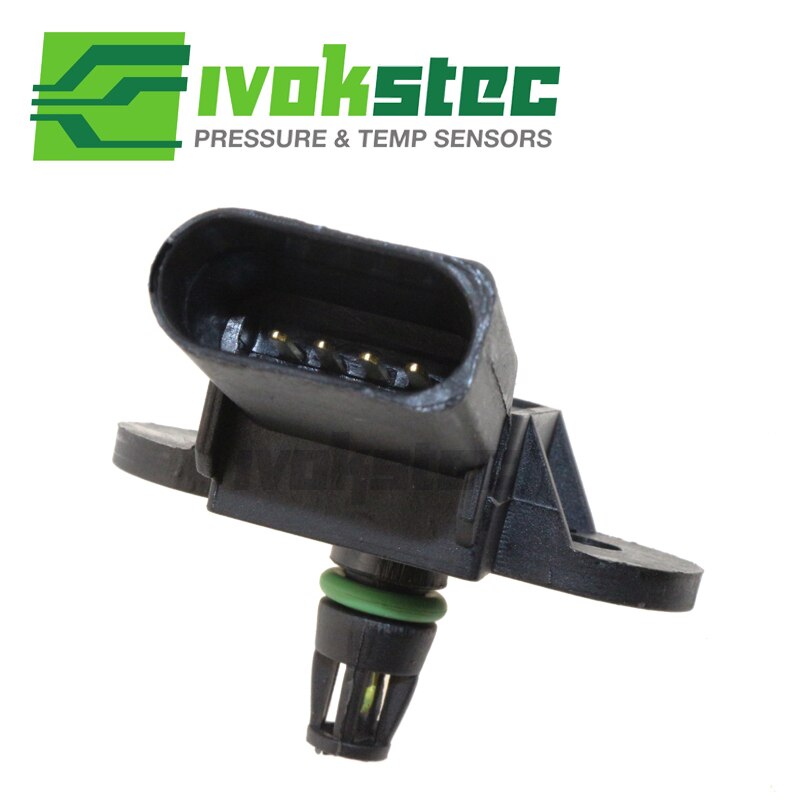 Brand 1Bar MAP Sensor, Boost Pressure For VW Bora Caddy EOS Golf Jetta Lupo Passat Polo Touran 1.2 1.4 1.6 2.0 0261230031