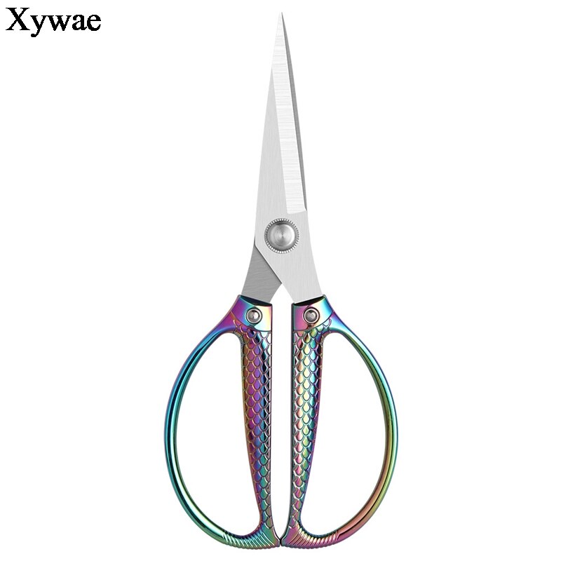 Edelstahl NäHenne Schere Stickerei Schneider Schere für Schneiden Scheren Cutter Küche Schere Leder Stoff Schere DIY
