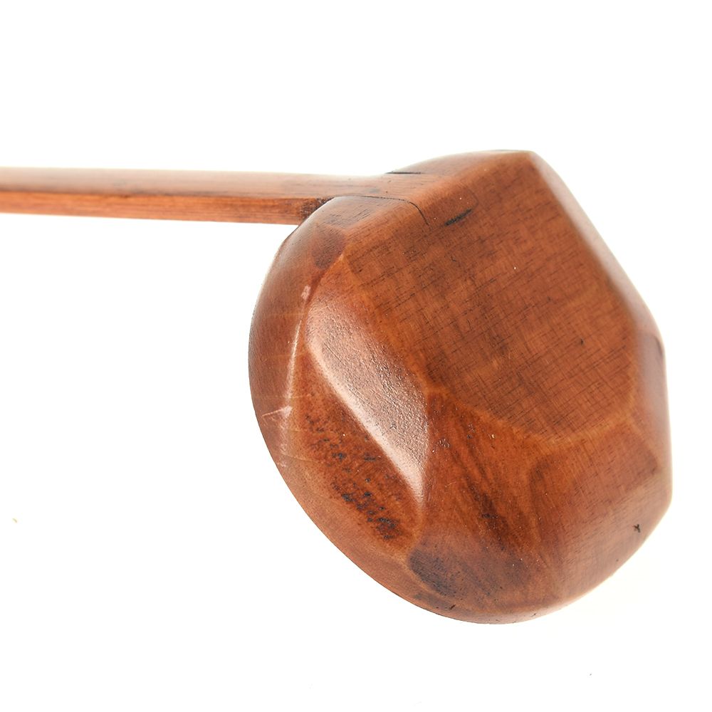 20F # Multi-Gebruik Natuur Massief Houten Pollepel Dienen Set Doorboord Tafel Lepel Pot Ramen Soep Buffet Sleuven lepel