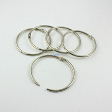 20 stk 50mm gardinringer av metall gardin åpne ringer glidende krokringer
