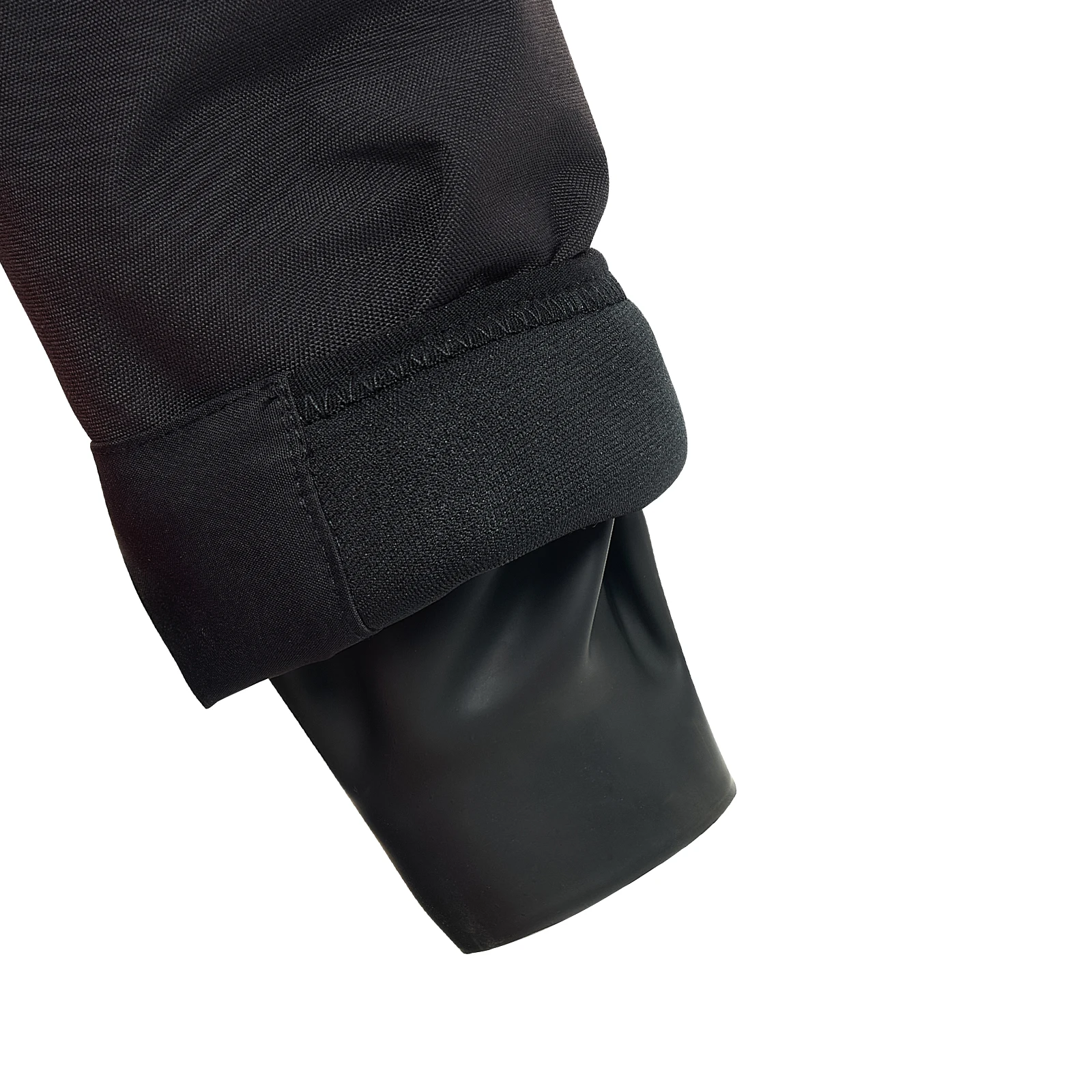 Dry diving suit, dry water rescue suit, latex sleeve made in China with 1 collar and 2 cuffs: M / Blue