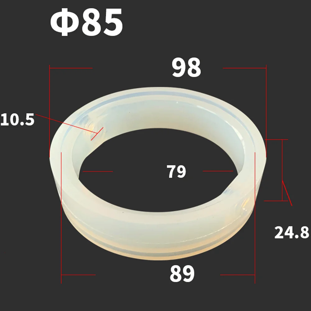 Homebrew Sanitary Food Grade VMQ Silicone Sealing Ring Gasket Seal Replacement For 1.5" -8"Tri Clamp Butterfly Valve: dark green