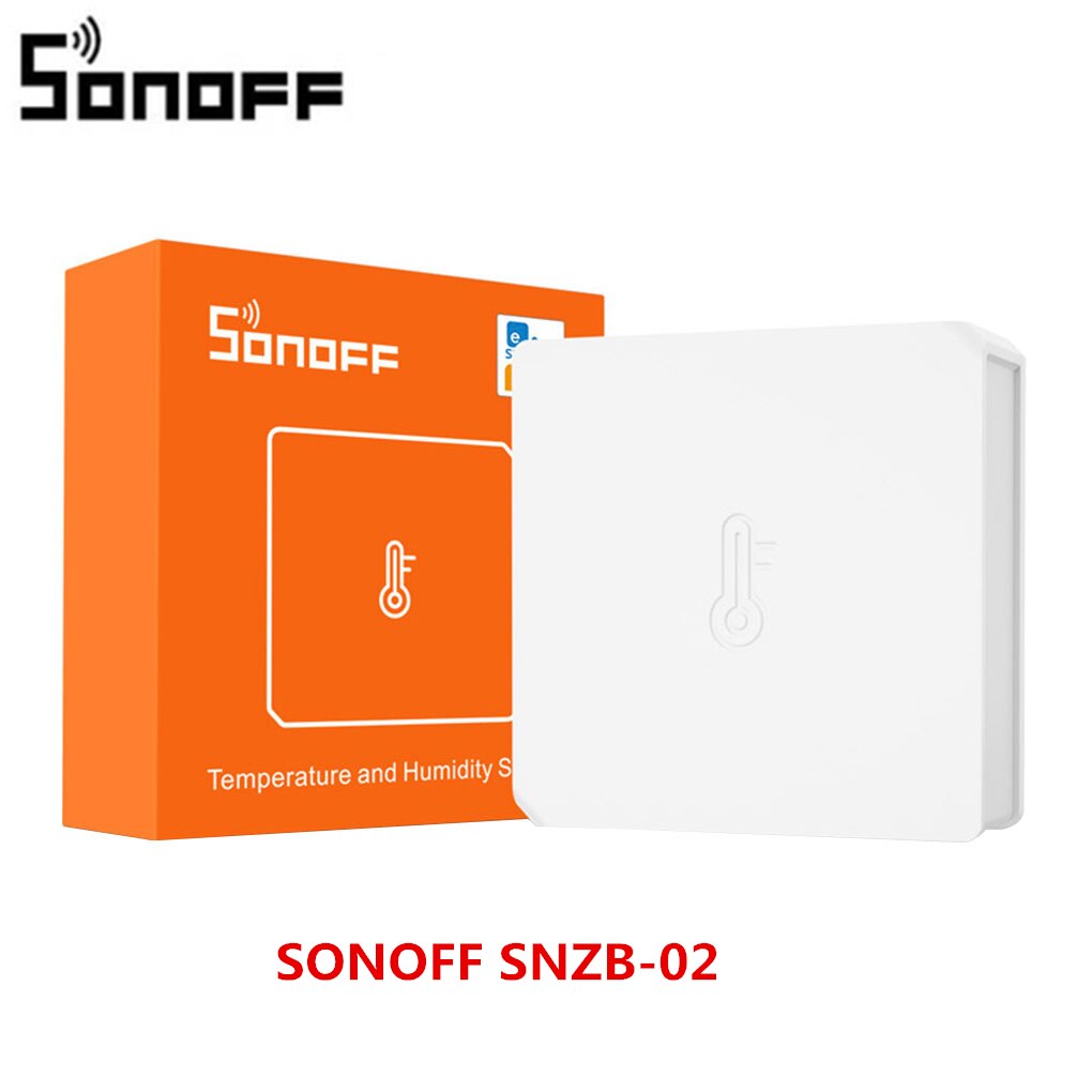 SONOFF ZBBridge Smart Home Control Bridge/Wireless Wifi Smart Switch/Temperature And Humidity Sensor Low-battery Notification: SONOFF SNZB-02