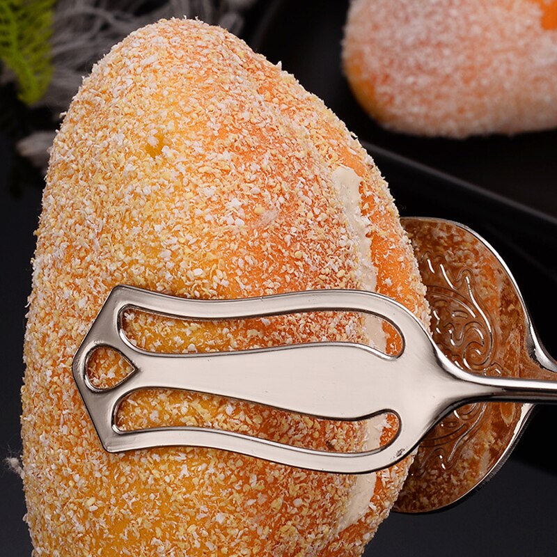 Pince à gâteau en Bronze plaqué or, pince à pâtisserie pour pain, pince à aliments rétro Royal, outil de cuisson BBQ, pince à salade de fruits, ustensiles de cuisine