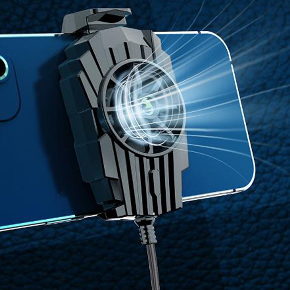 Uniwersalny telefon komórkowy Cooler gra wentylator Gamepad uchwyt telefonu stojak grzejnik dla iphone Xiaomi Poco akcesoria do gier