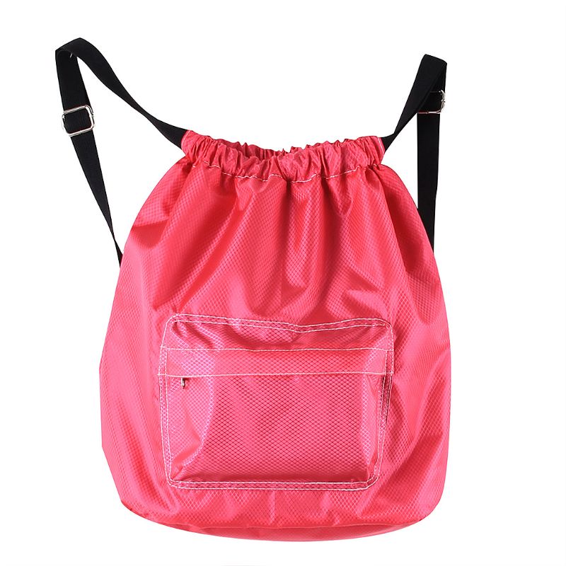 Swimming WaterProof Wet and Dry Separation Cord Backpack women's casual Drawstring Beach bag