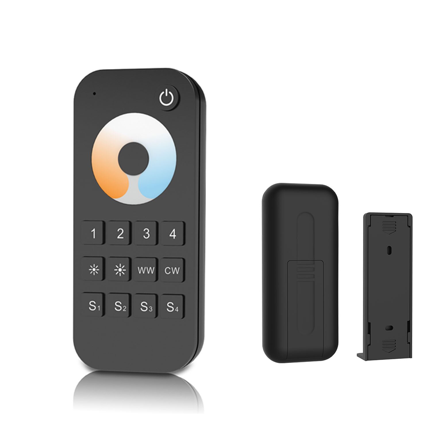 Ww Cw Led Controller Dc 12V 24V 2CH 10A 2.4G Draadloze Afstandsbediening Rf Led Dimmer voor Cct Daul Wit Led Strip Licht: RT7 4-Zone Only