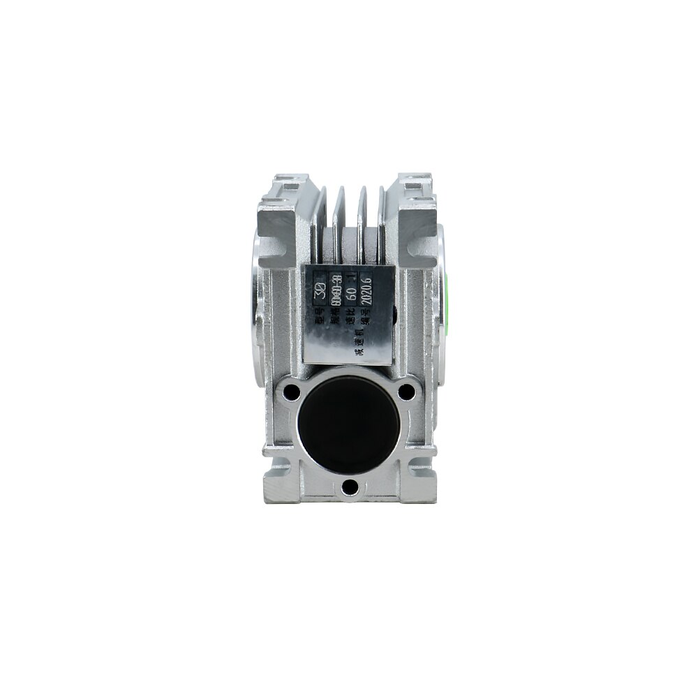 Reductor de tornillo sin fin NMRV030 para servomotor Nema23, Ratio 20:1, 60mm x 60mm, torque 2,6-24Nm, eje de entrada 8mm, salida 14mm