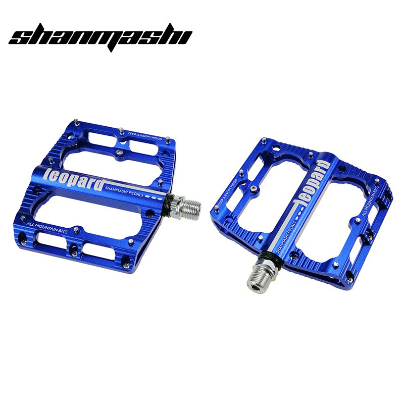 SMS pedały rowerowe platforma kompozytowa ze stopu aluminium duża szeroka wygoda uszczelnione łożysko antypoślizgowe pedały rowerowe MTB Droga rower: niebieski