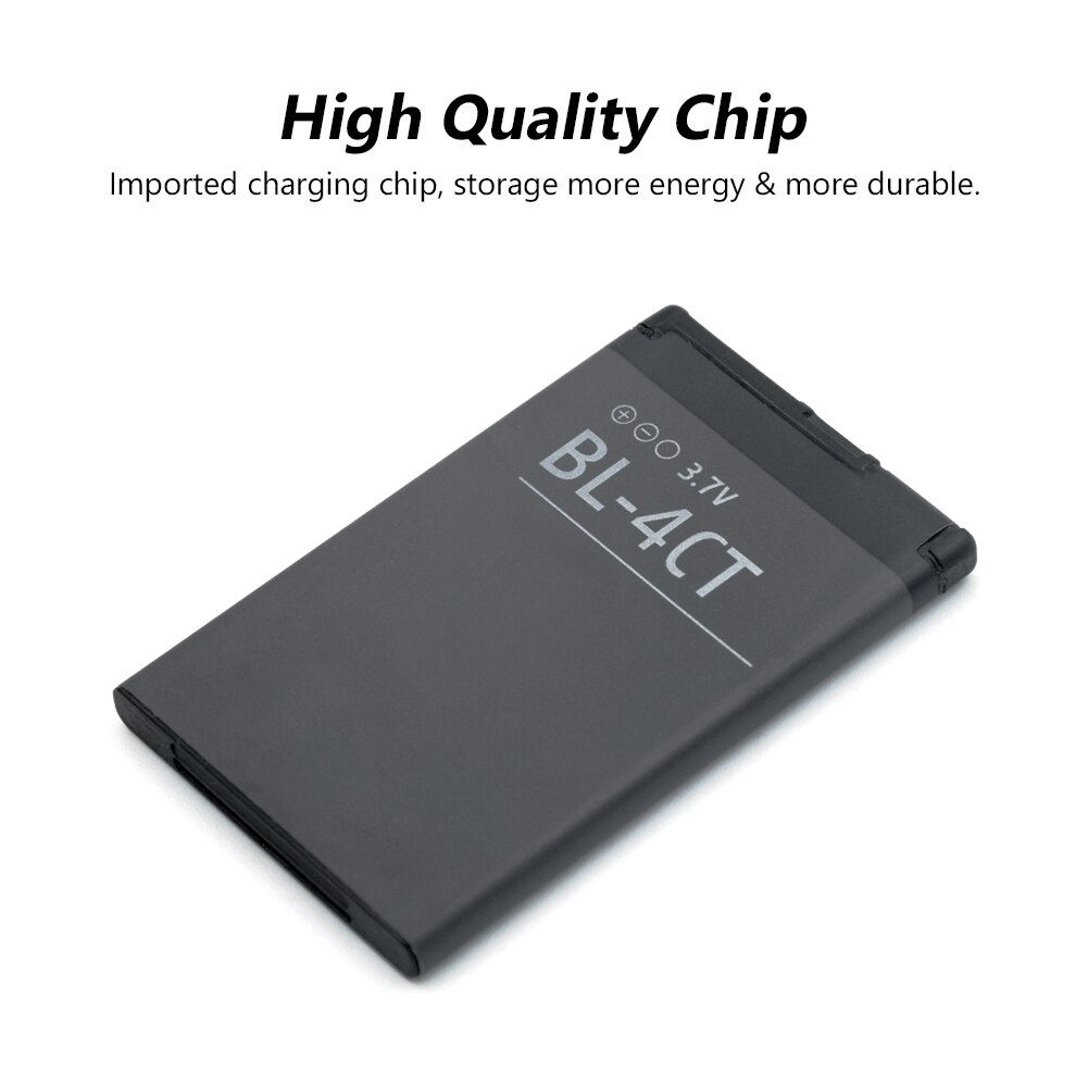 3.7v bl4ct bl -4ct bl 4ct 860 mah mobiltelefon batteri udskiftning til nokia 5630 7212c 7210c 7310c 7230 x3-00 2720f