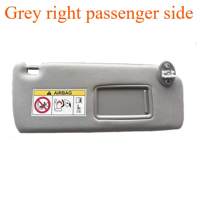 Sun Visor For Toyota Land Cruiser Prado KDJ155/KDJ150 , Compatible with Makeup Mirror 74320-0G030-B0 and 74320-0G030-A0: WHITE