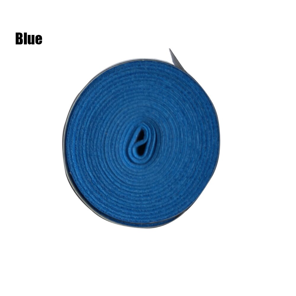Bande Anti-transpiration à main plate givrée, 1/2 pièces, antidérapante, enveloppante, absorbe la sueur, poignées de pêche, accessoires de sport de raquette: Blue / 2pcs