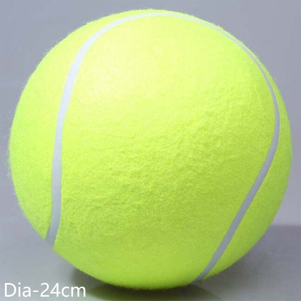 9.5 "Hond Tennisbal Grote Giant Hond Puppy Tennisbal Werper Chucker Launcher Spelen Speelgoed Hond Kauwen speelgoed Bal: Default Title