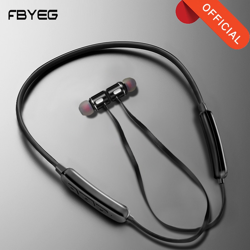 FBYEG C10 BC10 sans fil Bluetooth écouteur stéréo casque Sport Bluetooth casque écouteurs magnétique écouteur avec Microphone pour téléphone