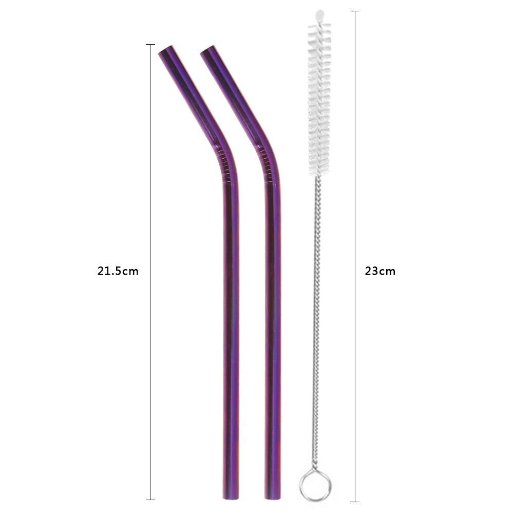 Reusable Drinking Straw Stainless Steel Drinking Tube Straw Bend/Unbend Pipette Suction Pipes Bar Accessories