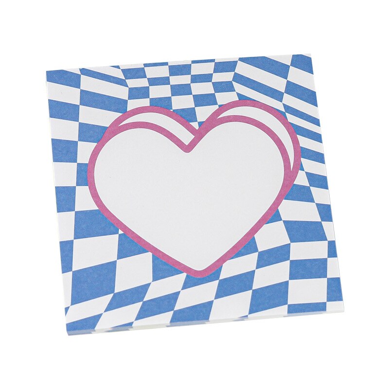 MOHAMM 30 PCS Check Pattern Grid Memo Pads for Notebooks Scrapbooks Cute School Supplies Planners