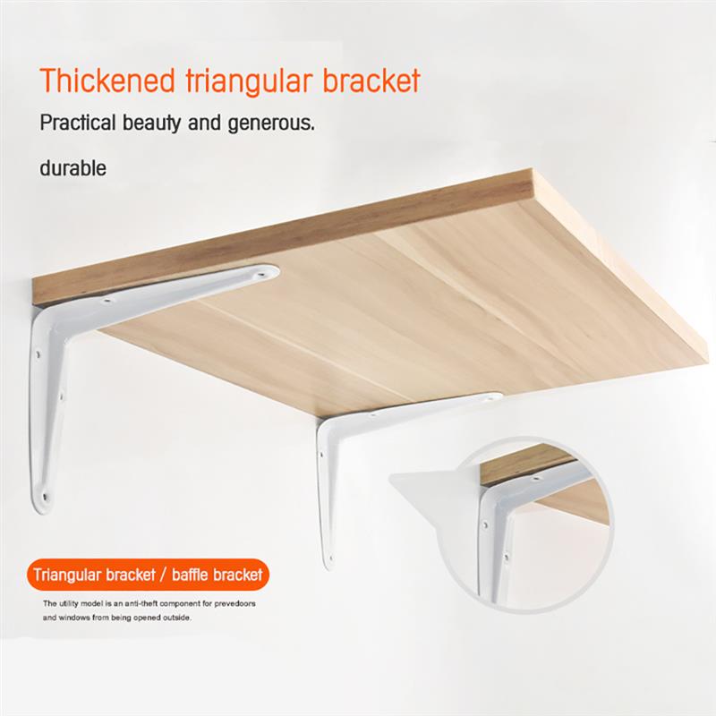 Shelf Brackets Heavy Duty L Bracket Corner Brace Support Metal Joint Angle Bracket For Hanging Floating Shelves Bracket Shelf