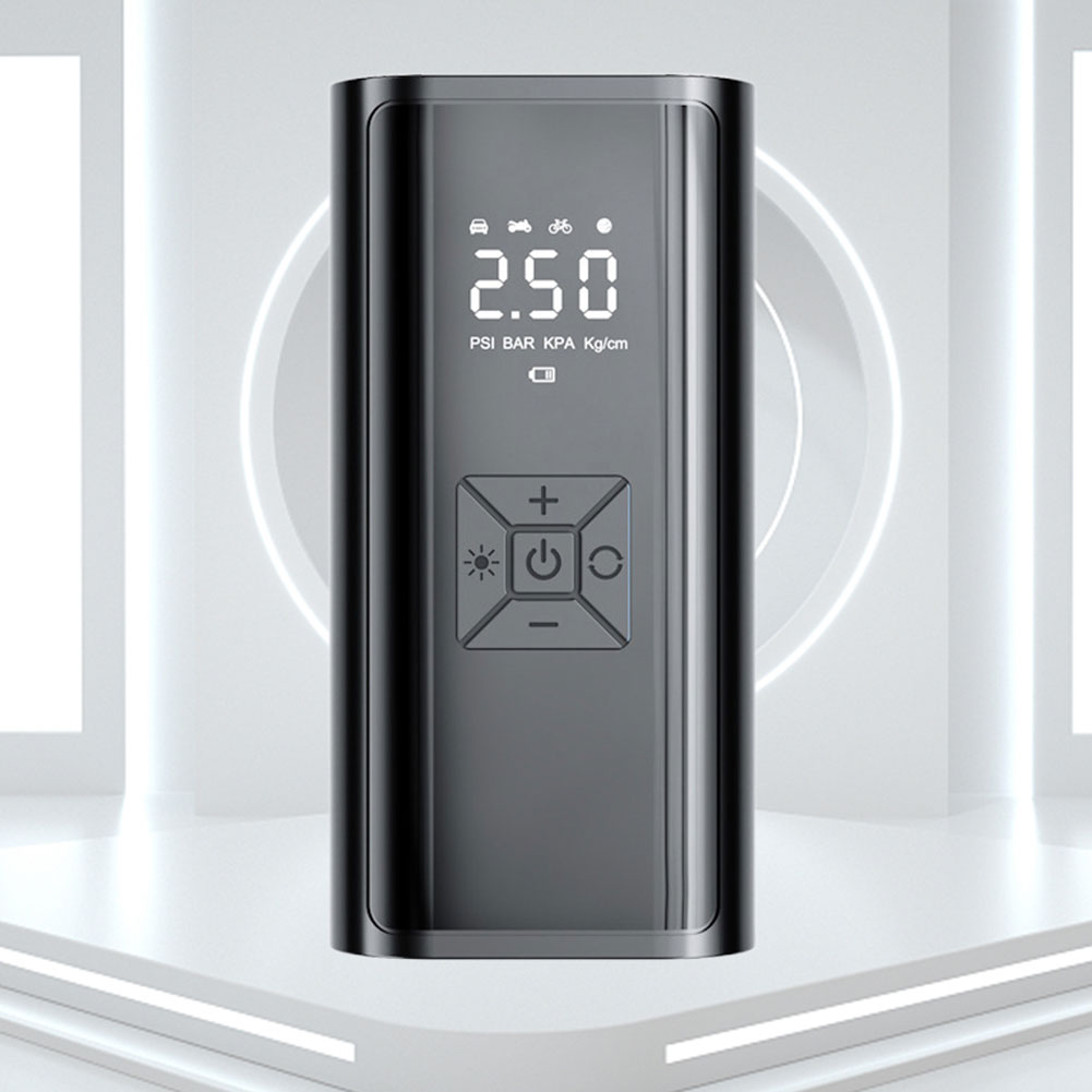 Tire Inflator LED Display Portable Air Pump Intelligent Rechargeable Air Pump Wireless for Vehicle Motorcycle for Car Tyre Balls